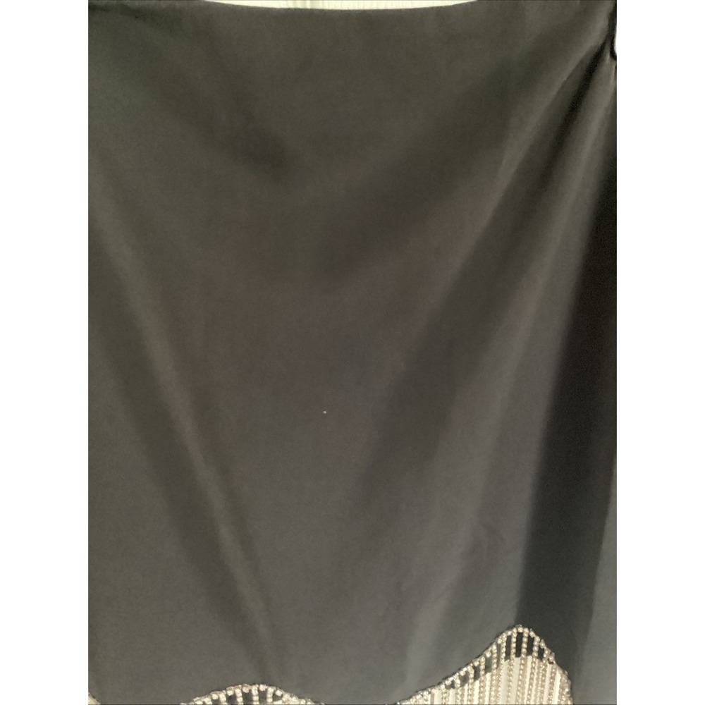 Pink Lily Womans Black Rhinestone Mini Skirt Size Med - Picture 3 of 8